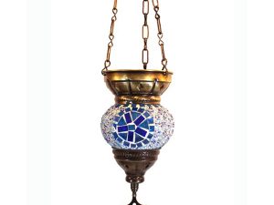 Подвесной мозаичный турецкий светильник